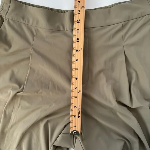Athleta Women's Tan Pinnacle High Rise Trouser Wide Leg Size 16, New with tags! - Picture 12 of 13